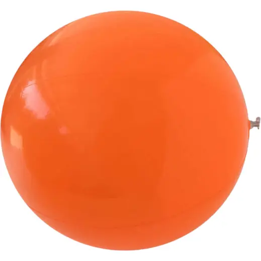 40cm Solid Colour Beach Ball Orange